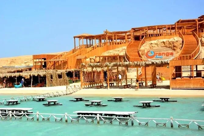 Orange Bay beach on the Red Sea